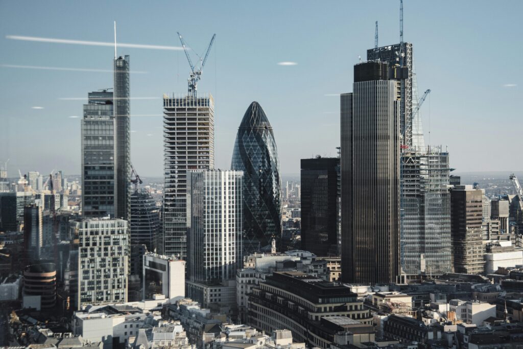 Eagle eye view of London