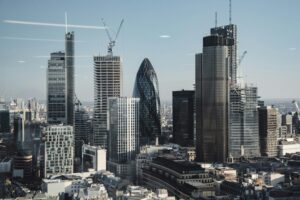 Eagle eye view of London